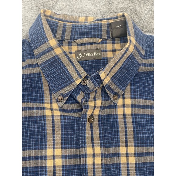 St. John's Bay Other - St Johns Bay Button Down Blue and Tan Size Large Tall (LT)